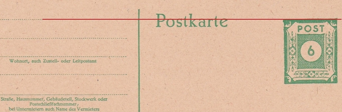 Wertstempel fast bündig